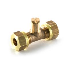 Pressure Test Point Union - 10mm Compression Brass