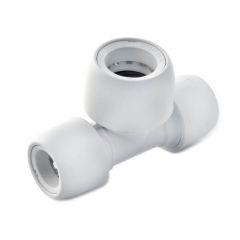 Hep2O® Two Ends Reduced Tee 10mm x 10mm x 22mm White