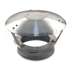 Schiedel B Vent Fabricated Aluminium Raincap - 100mm