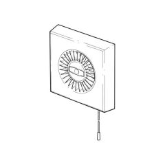 100 mm - Fan With Pull Cord - Wall Fan