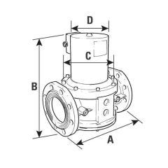 Solenoid Gas Safety Shut Off Valve - 100mm