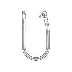 Angled Bayonet Cooker Hose EN14800 - 1/2" x 1000mm