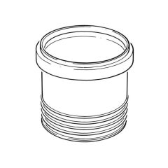 Soil & Vent Drain Connector - 110mm Grey