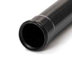 Soil Pipe Single Socket - 110mm x 2.5m Black