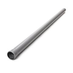 Soil Pipe Single Socket - 110mm x 2m Grey