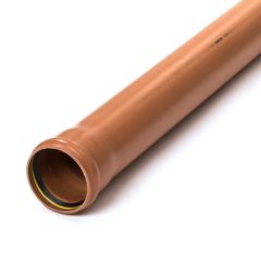 Single Socket Pipe - 110mm x 3m