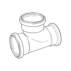 Triple Socket Equal Junction - 110mm x 87.1/2°