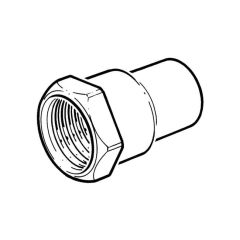 Solder Ring Connector - 12mm x 3/8" BSP F