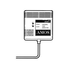 Amos Natural Gas Alarm 12V - Integral Sensor