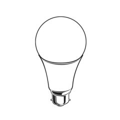 LED A60 Bulb - 11W BC Cool White, 1055 lm