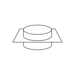 Schiedel B Vent to Flue Blocks 125mm Aluminium Plated