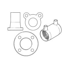 Electrofusion Stub Flange Kit - 125mm x DN100
