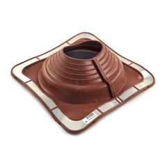 V Seal Roof Flashing Silicone Red 145-230 dia.356 sq