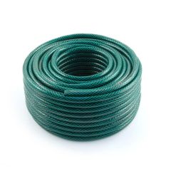 Green Garden Hose - 15m Braided