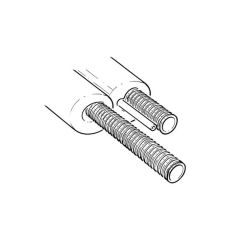 Twin Pre-insulated Stainless Steel Pipe - DN16 x 15m