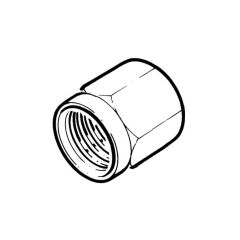 Chrome Plated Compression Nut - 15mm