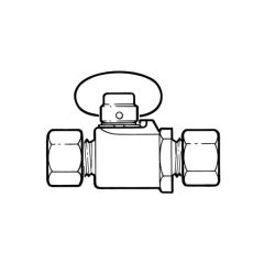 NEVAGAS Ball Valve - Compression 15mm