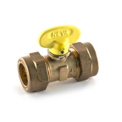 NEVAGAS Ball Valve - Compression 15mm