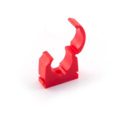 Talon Identification Pipe Clips 15mm, 20 Pack, Red