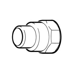 End Feed Adaptor Coupling - 15mm F x 1/2" BSP F