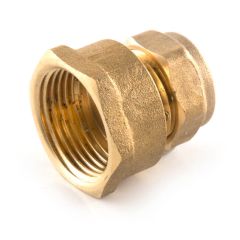 Compression Straight Adaptor - 15mm x 1/2"