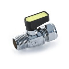 Gas Ball Valve - 15mm x 1/2" BSP TM Lever Handle