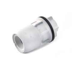 Hep2O® Tank Connector - 15mm x 1/2" White