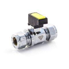 Mini Gas Ball Valve - 15mm Compression