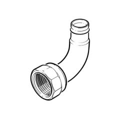 Solder Ring Bent Cylinder Union - 15mm x 3/4"
