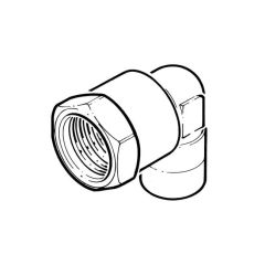 End Feed Elbow 90° - 15mm x 3/4" F x BSP F