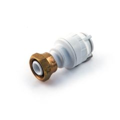 PolyFit Straight Tap Connector - 15mm x 3/4"