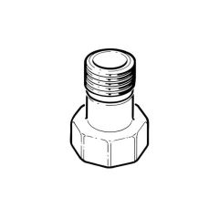 Gas Meter Adaptor Grooved 1" BS 746 F x 3/4" BS 746 M