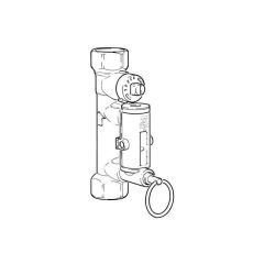 Caleffi Solar Flow Balancing Valve with Flow Meter, 10 to 40 Litres -  1" BSP