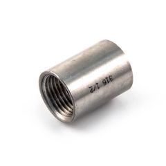 Screwed Stainless Steel Full Socket - 1" BSP