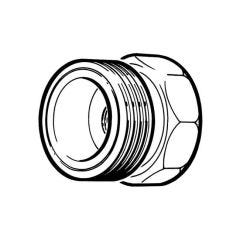 Gas Meter Test Adaptor - 1" BS 746 x 1/4" BSP