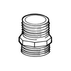 Gas Meter Adaptor - 1" BS 746 M x 1" BSP TM