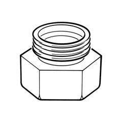 Meter Insulating Nut - 1" BS 746 x 1" BS 746