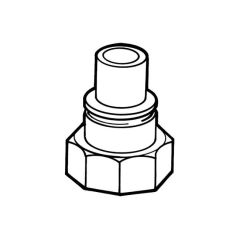 Gas Meter Union - 1" x 22mm