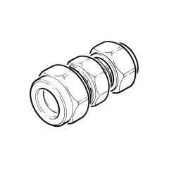 1" x 3/4" - Reducing Compression Coupler - Irish Compression