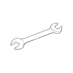 Gas Meter Union Spanner - 1" x 3/4"