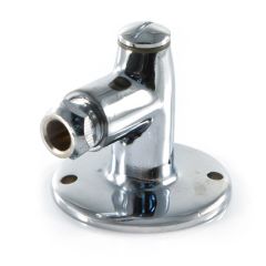 1" x 8 mm x 1/4" Pedestal Elbow - Restrictor - Chrome Plated