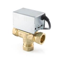 ZVM28 Motorised Mid-position Valve - 3 Port 28mm