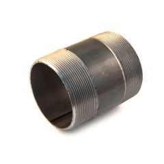 Barrel Nipple - Mild Steel - Black 2.1/2"