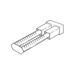 2 Bar Burner 1/4" for LPG