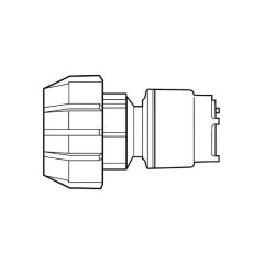 20 mm MDPE x 15 mm Polyfit Adaptor