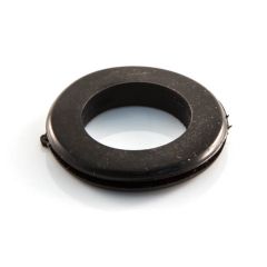 Open Cable Grommet Black 10 Pack - 20mm