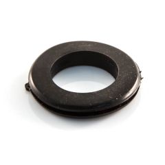 Open Cable Grommet Black 10 Pack - 20mm