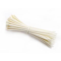 Cable Ties - 203 mm x 4.8 mm - White - Pack Of 100