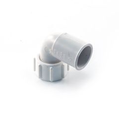 Solvent Weld Overflow Pipe Bent Adaptor - 21.5mm