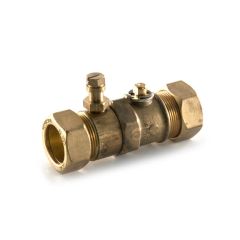 Gas Ball Valve - 22mm Compression Brass